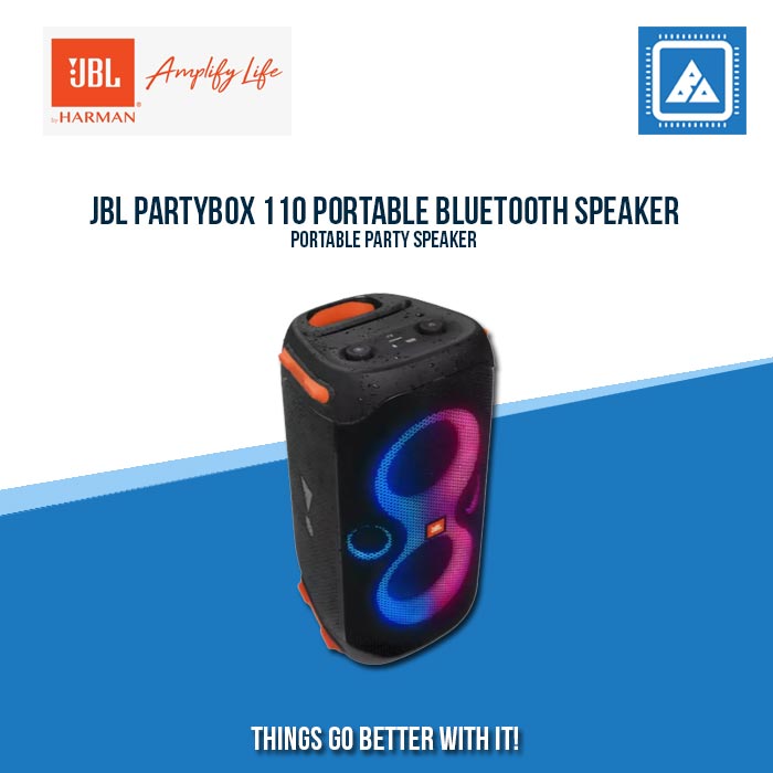 JBL PARTYBOX 110 PORTABLE BLUETOOTH SPEAKER JBL PARTYBOX 110 PORTABLE BLUETOOTH SPEAKER